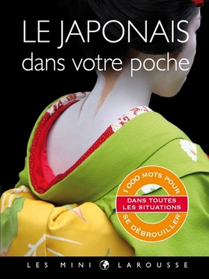 cover image of Le japonais dans votre poche
